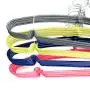 Speed Hanger Black PVC coated metal wire clothes hanger Speed Hanger Black PVC coated metal wire clothes hanger