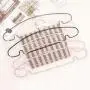 Speed Hanger Black PVC coated metal wire clothes hanger Speed Hanger Black PVC coated metal wire clothes hanger