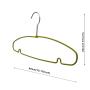 Speed Hanger Orange PVC coated metal wire clothes hanger