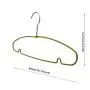 Speed Hanger Orange PVC coated metal wire clothes hanger Speed Hanger Orange PVC coated metal wire clothes hanger