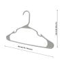 Speed Hanger White Plastic Hangers, Plastic Clothes Hangers Ideal for Everyday Use, Clothing Hangers