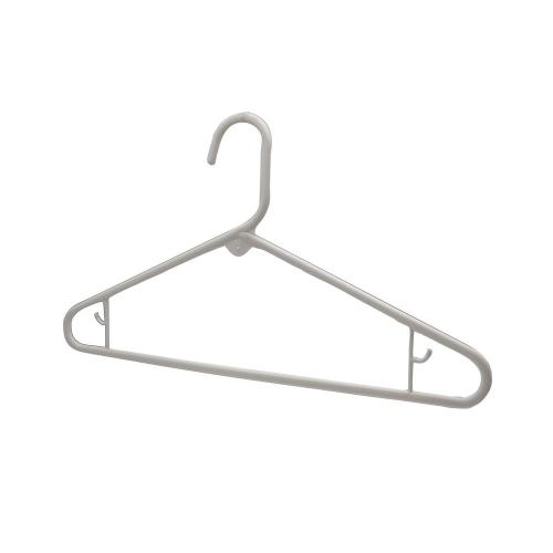White Plastic Hangers, Plastic Clothes Hangers Ideal for Everyday Use, Clothing Hangers