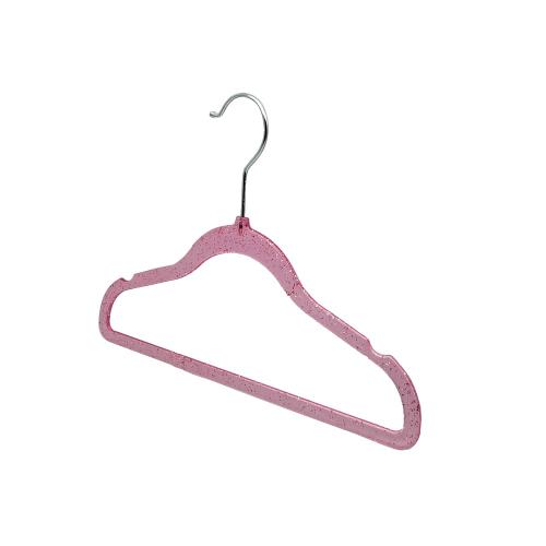 Speed hanger Factory wholesale kids hanger customized transparency plastic clothes hanger