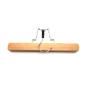 New brand lanudry drying fordable wood pants hanger wooden with clips