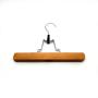 New brand lanudry drying fordable wood pants hanger wooden with clips