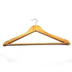 Wholesale manufacturer high quality wooden hanger,wooden clothes hanger for display