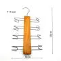 custom natural color wooden tie belt scarf hanger custom natural color wooden tie belt scarf hanger
