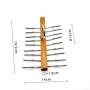 Amazon TOP selling High quality wooden scarf tie hooks belt hanger