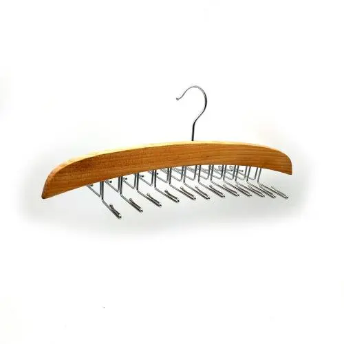 Amazon TOP selling High quality wooden scarf tie hooks belt hanger Amazon TOP selling High quality wooden scarf tie hooks belt hanger