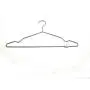 Good price high quality manufacturer selling rose silver color twist metal wire 3.5mm shirts hanger 