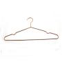 Good price high quality manufacturer selling rose Copper color metal wire 3.5mm heavy shirts hanger 