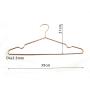 Good price high quality manufacturer selling rose Copper color twist metal wire 3.5mm shirts hanger Good price high quality manufacturer selling rose Copper color twist metal wire 3.5mm shirts hanger