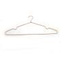 Good price high quality manufacturer selling rose gold copper color metal wire shirts hanger 