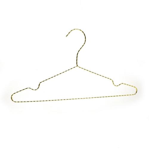Good price high quality manufacturer selling rose gold color twist metal wire shirts hanger Good price high quality manufacturer selling rose gold color twist metal wire shirts hanger