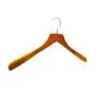 Antique Golden wooden hanger with velvet coated shoulder