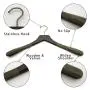 Speed hanger suit hanger wood luxury with velvet coated at two ends Speed hanger suit hanger wood luxury with velvet coated at two ends
