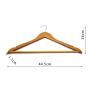 Wholesale manufacturer high quality wooden hanger,wooden clothes hanger for display