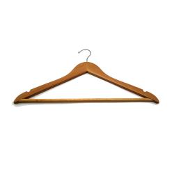 Wholesale manufacturer high quality wooden hanger,wooden clothes hanger for display