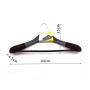 Custom Private Label Daily Life Wooden Hangers Suit Dress Coat Hotel Hangers for Men Women 