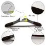 Custom Private Label Daily Life Wooden Hangers Suit Dress Coat Hotel Hangers for Men Women 