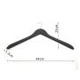 Brand Garment Usage Display Style Boutique Set of 3 Custom LOGO Wooden Hangers for clothes Wardrobe