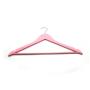 Speed hanger Pink WOODEN COAT HANGERS SUIT FOR GARMENT CLOTHES WARDROBE TROUSER NEW 