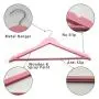 Speed hanger Pink WOODEN COAT HANGERS SUIT FOR GARMENT CLOTHES WARDROBE TROUSER NEW Speed hanger Pink WOODEN COAT HANGERS SUIT FOR GARMENT CLOTHES WARDROBE TROUSER NEW
