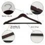 Personalized blouse shirt jeans pretty trouser wooden children wood cloth hanger for shop 