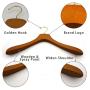 nonslip widen shoulder pant suit hanger adults wooden cloth hanger for wardrobe