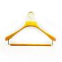 High End Home North European Ash Hanger Ash  Wooden Coat Hangers, Suit Hanger, Jacket Hanger, Clothes hangers with Velvet Pant Bar Natural Color Smooth Finish (17.32''Lx2.36''W)