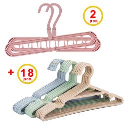 Clothes hanger organizer Sets Magic Multi-port Support baby coat hanger Drying Racks Plastic Scarf cabide Storage Rack hangers for dormitory, students' hostel,Dormitories,Residence Hall, Hotel, Motel