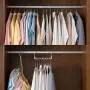 Windproof 5 Hole Magic Coat Clothes Hanger Sets Multifunction Holder Clothes Hanging Organizer Folding Rotating Coat Storage Rack for dormitory, students' hostel,Dormitories,Residence Hall, Hotel, Motel