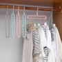 Clothes hanger organizer Multi-port Support baby coat hanger Drying Racks Plastic Scarf cabide Storage Rack hangers with curve plastic hanger  for dormitory, students' hostel,Dormitories,Residence Hall, Hotel, Motel