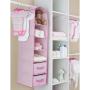 Children Complete Nursery Organization 12-Piece Set, Barely Pink