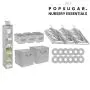 Delta Children Nursery Storage 48 Piece Set, Dove Grey