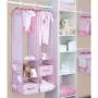 Children Nursery Closet Organizer, Pink, 24 Piece
