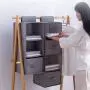 High End Storage Boxes for Dormitory, Student Hostel, Home Foldable Storage Boxes hanging, Fabric Storage Cube Organizer Cloth Containers Linen Bins Baskets for Closet Clothes High End Storage Boxes for Dormitory, Student Hostel, Home Foldable Storage Boxes hanging, Fabric Storage Cube Organizer Cloth Containers Linen Bins Baskets for Closet Clothes