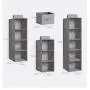 High End Storage Boxes for Dormitory, Student Hostel, Home Foldable Storage Boxes hanging, Fabric Storage Cube Organizer Cloth Containers Linen Bins Baskets for Closet Clothes High End Storage Boxes for Dormitory, Student Hostel, Home Foldable Storage Boxes hanging, Fabric Storage Cube Organizer Cloth Containers Linen Bins Baskets for Closet Clothes