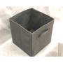 Promotional Design Set of 6 Foldable Storage Boxes Cubes, Nonwoven Fabric Cloth Organizer Basket Bin with Dual Handles, Beige