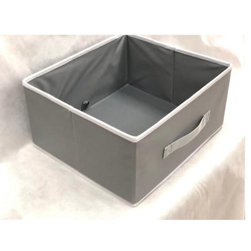Fabric closet storage organizer cube storage boxes in a jute pattern