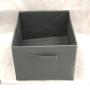 Large capacity collapsible non woven cardboard drawer storage boxes with grommet