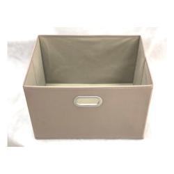 Wholesale square foldable non woven fabric storage bin with metal handle