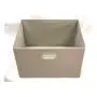 Wholesale square foldable non woven fabric storage bin with metal handle
