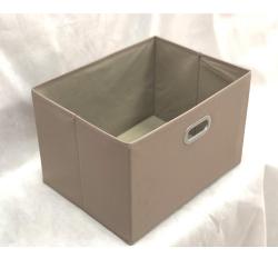 Wholesale square foldable non woven fabric storage bin with metal handle