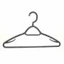 Zara Style T-shirt Hanger Fast Fashion Black Color Brand Plastic Coat Hanger, rubber anti-slipper