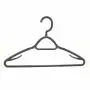 Zara Style T-shirt Hanger Fast Fashion Black Color Brand Plastic Coat Hanger, rubber anti-slipper