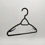 Zara Style T-shirt Hanger Fast Fashion Black Color Brand Plastic Coat Hanger, rubber anti-slipper