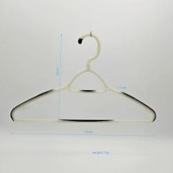 White Super Heavy Duty Plastic Hangers, Plastic Clothes Hangers Ideal for Everyday Use, Clothing Standard Hangers