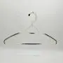 White Super Heavy Duty Plastic Hangers, Plastic Clothes Hangers Ideal for Everyday Use, Clothing Standard Hangers