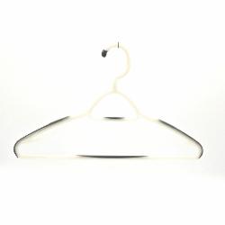 White Super Heavy Duty Plastic Hangers, Plastic Clothes Hangers Ideal for Everyday Use, Clothing Standard Hangers